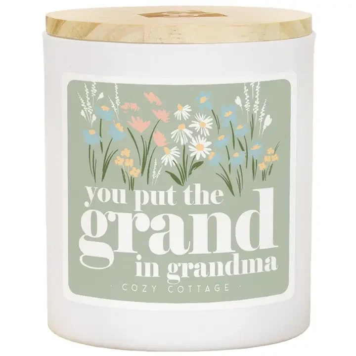 Grand in Grandma Candle