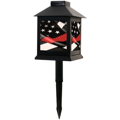 Thin Red Line Lantern Pick Flower Bouquet