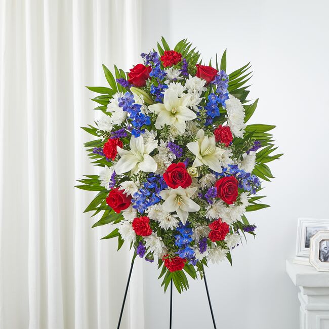 Cherished Service Spray Flower Bouquet