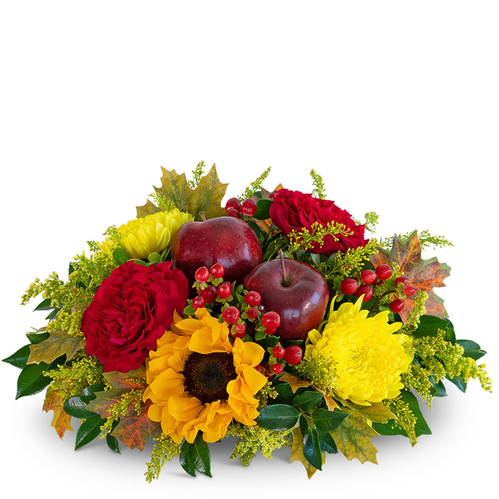 Autumn Orchard Centerpiece Flower Bouquet