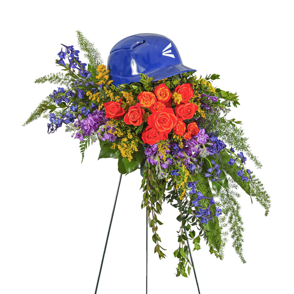 Tears in Heaven Personalized Standing Spray Flower Bouquet