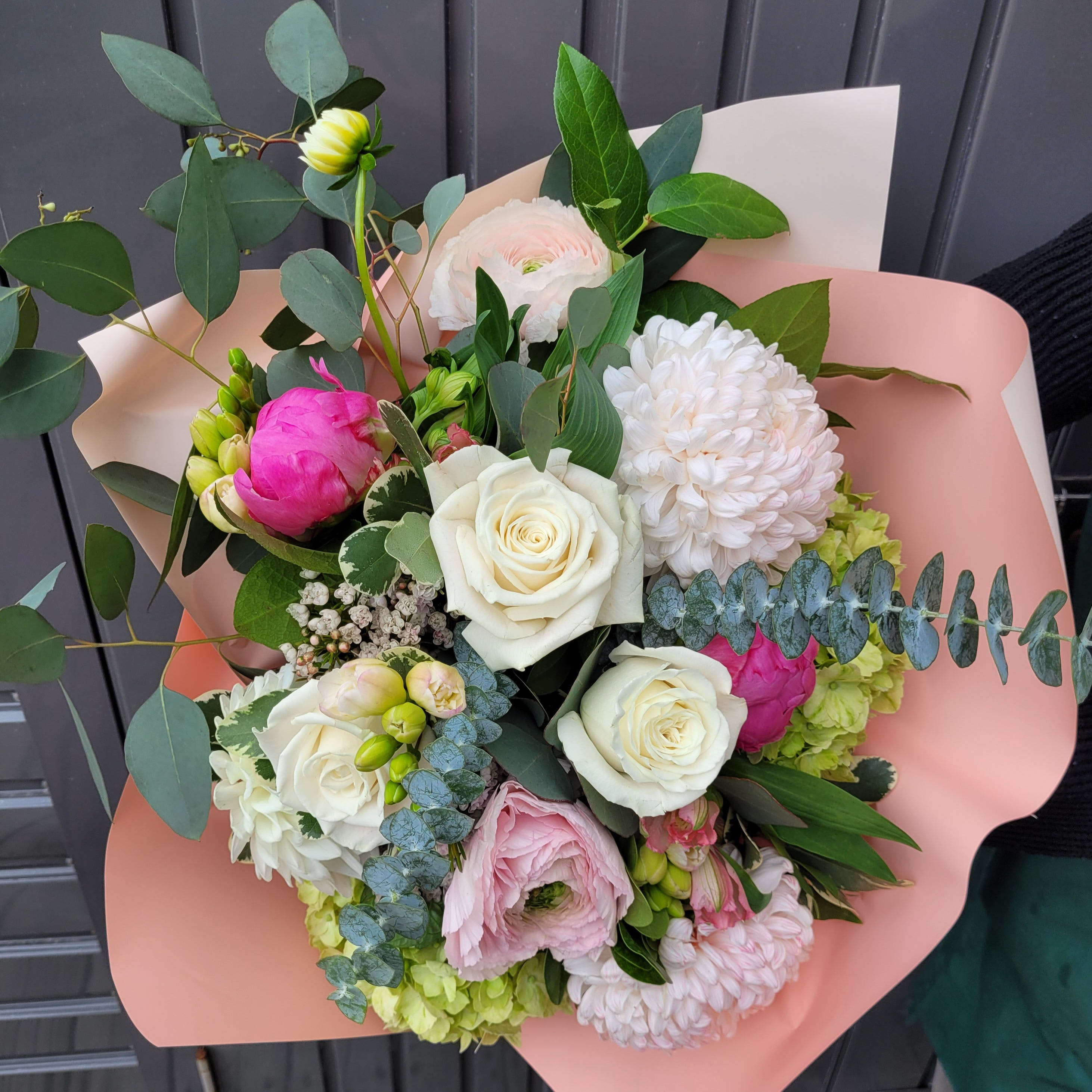Blush Garden Embrace Flower Bouquet