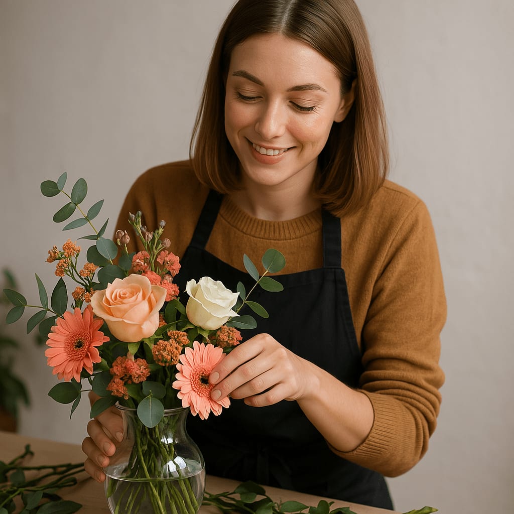 Private Design Class Experience Flower Bouquet