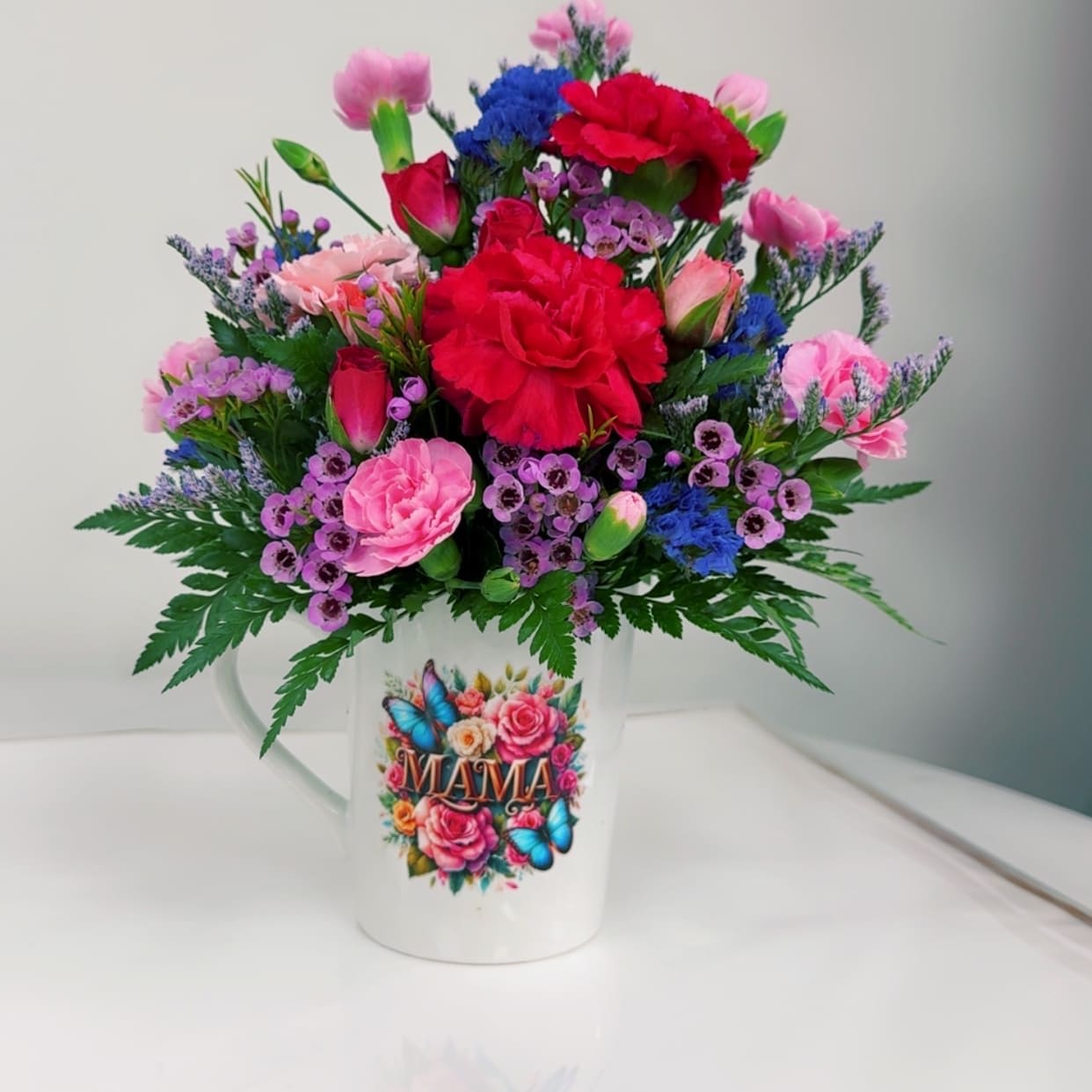 Greensleeves Special – Florist Choice Arranged Mug