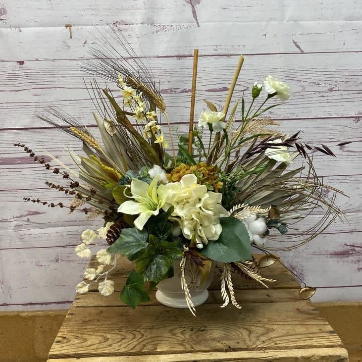 Earthy Elegance Silk (Artificial) Floral Arrangement