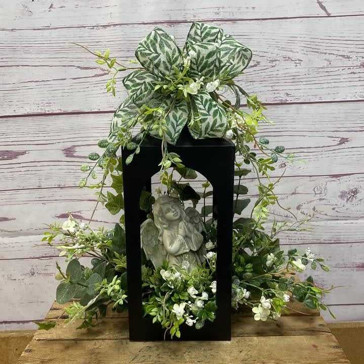 Angelic Abundance Silk (Artificial) Lanterns Flower Bouquet