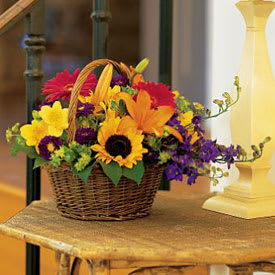 Basket of Gladness  EBF-121 Flower Bouquet