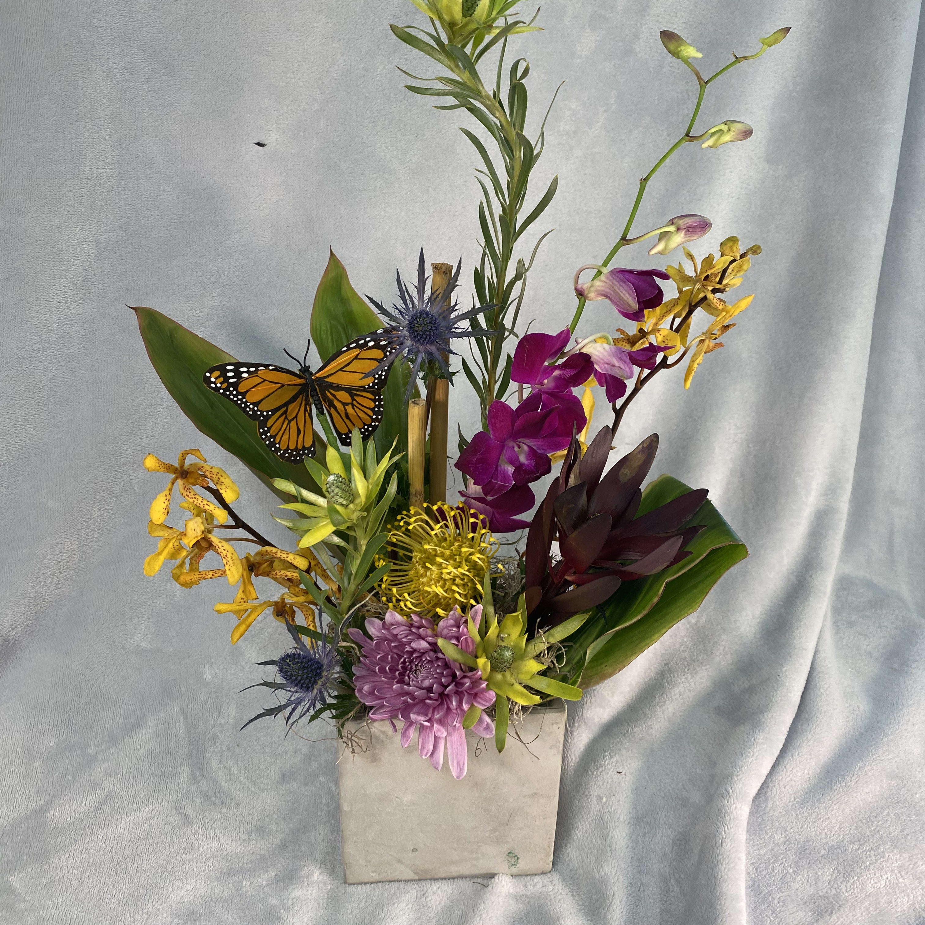 Tropical Cube Flower Bouquet