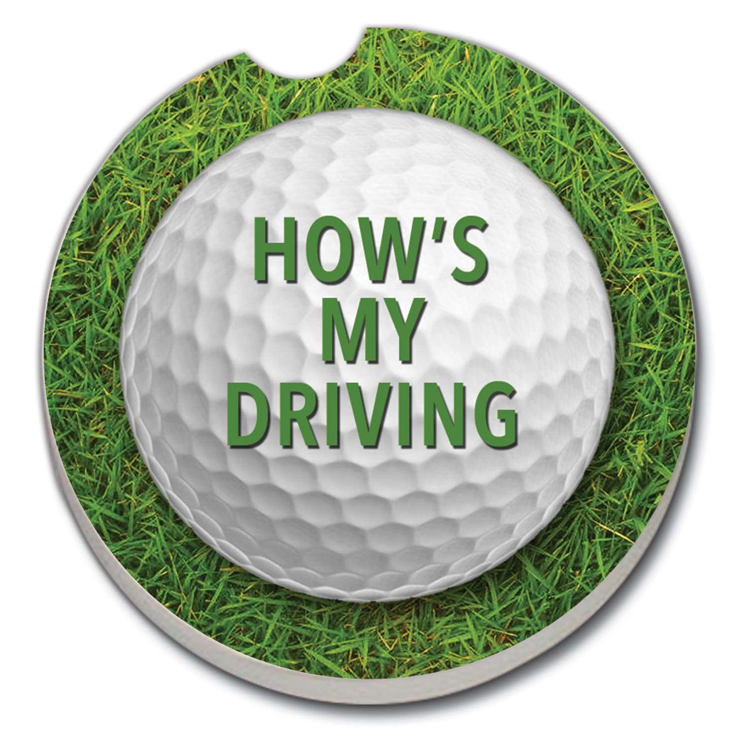 Car Coaster - How's My Driving Flower Bouquet