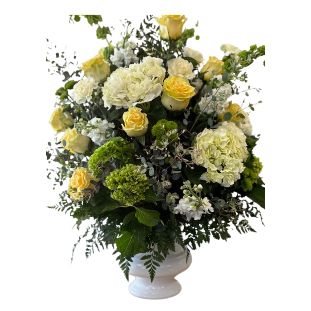 Custom Urn Vase Flower Bouquet