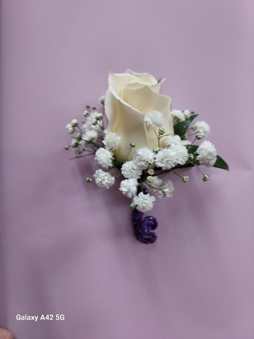rose boot with stem wrap Flower Bouquet
