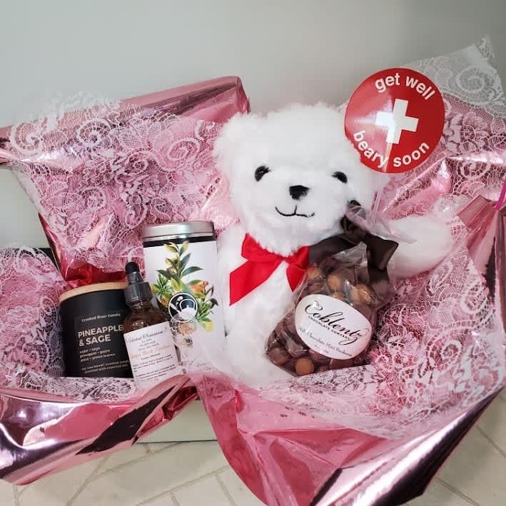 Get Well Soon Gift Bundle Flower Bouquet