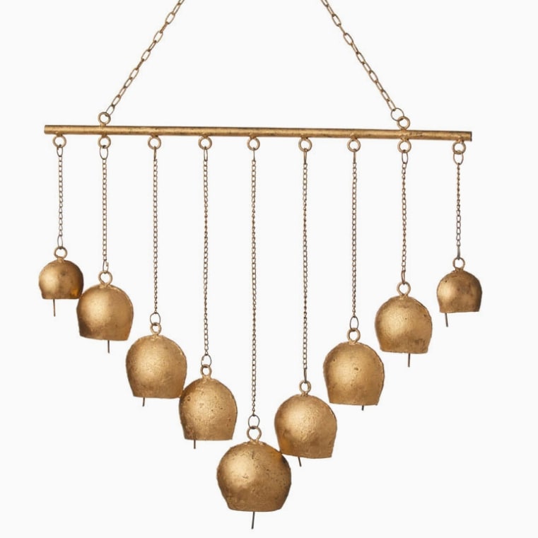 Golden Ball Wind Chime