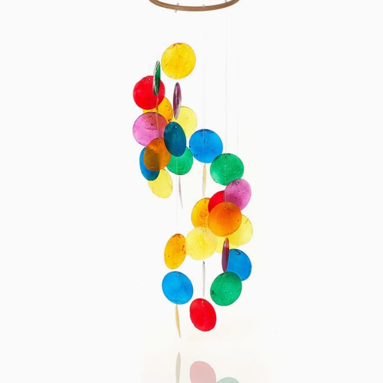 Capiz Rainbow Chime