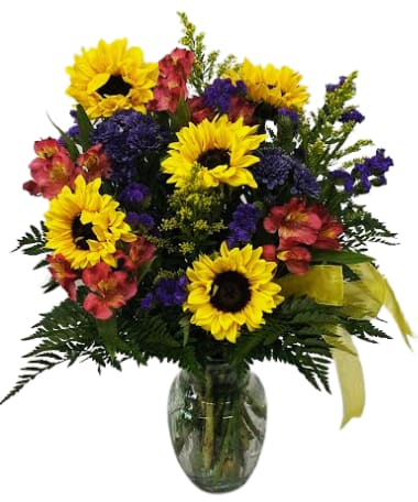Sunflower Fiesta V-1469 Flower Bouquet
