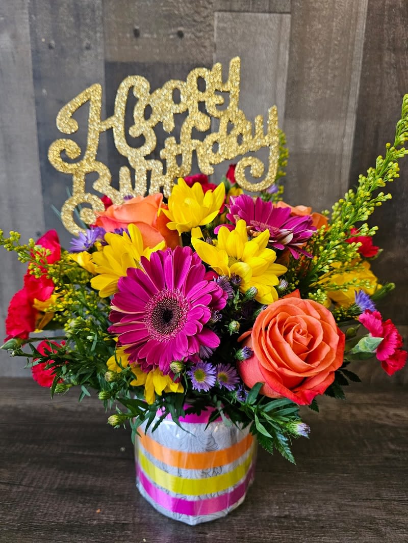 Colorful Celebration Arrangement Flower Bouquet