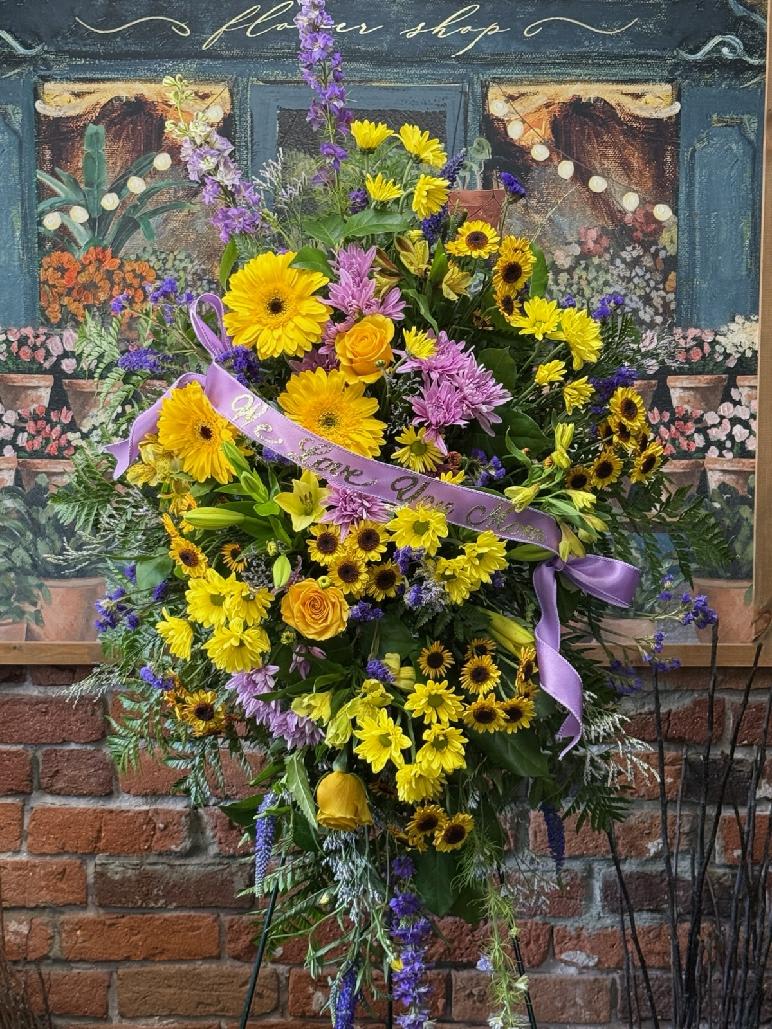 Country Roads Standing Spray Flower Bouquet