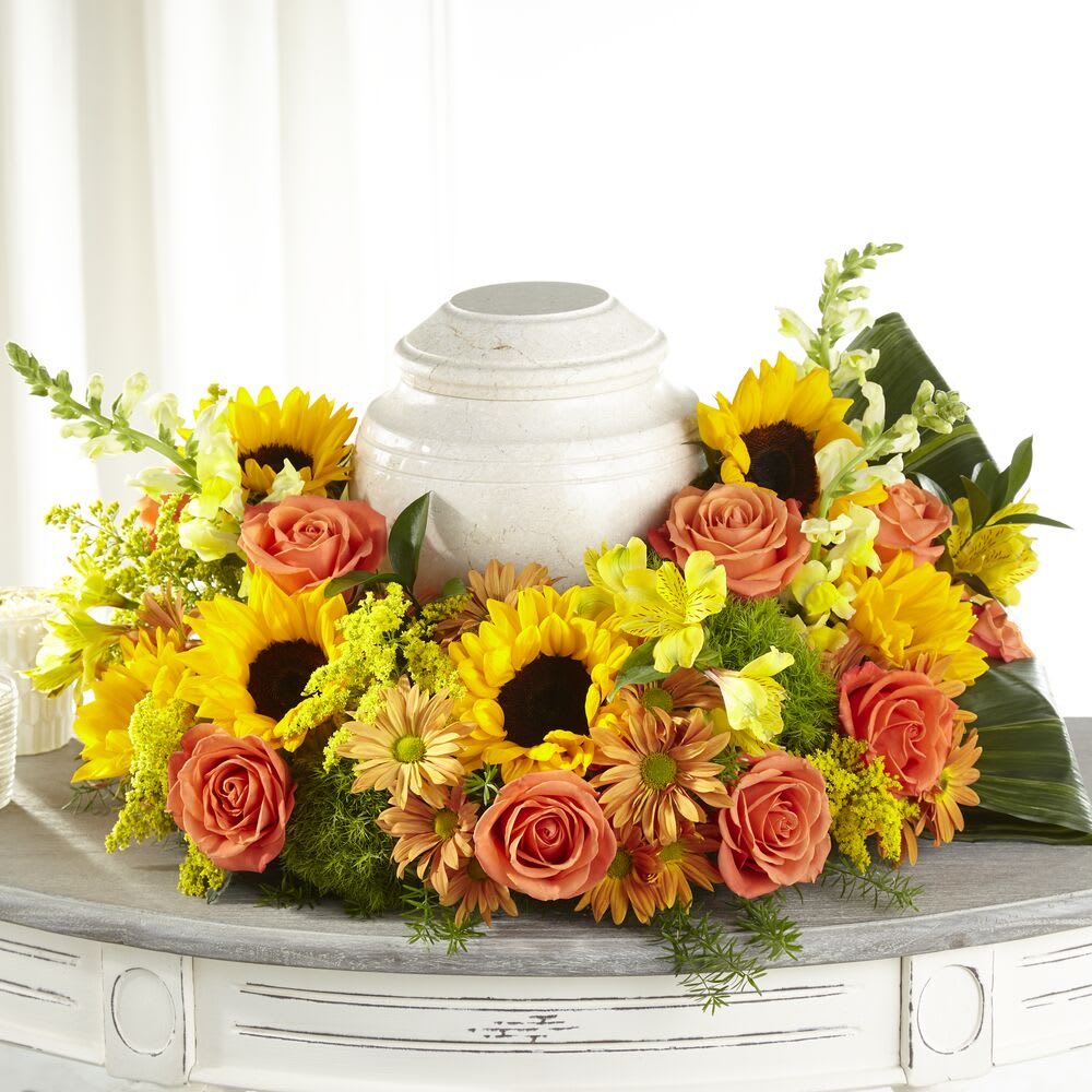 Golden Memories Flower Bouquet