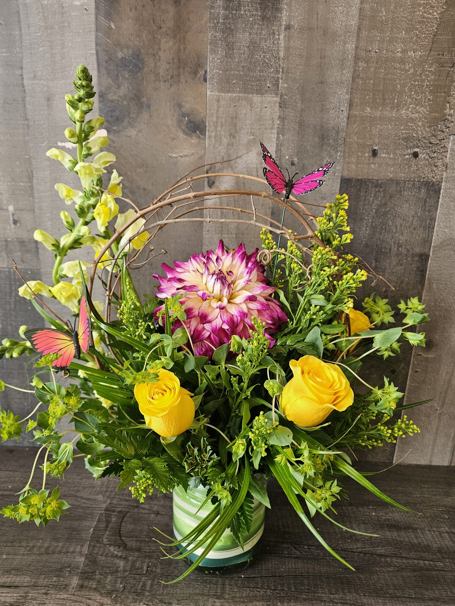 Glory Days of Dahlia Flower Bouquet