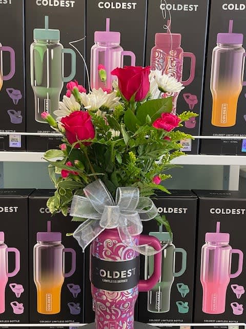 Floral Design Featuring 36 oz Coldest Tumbler