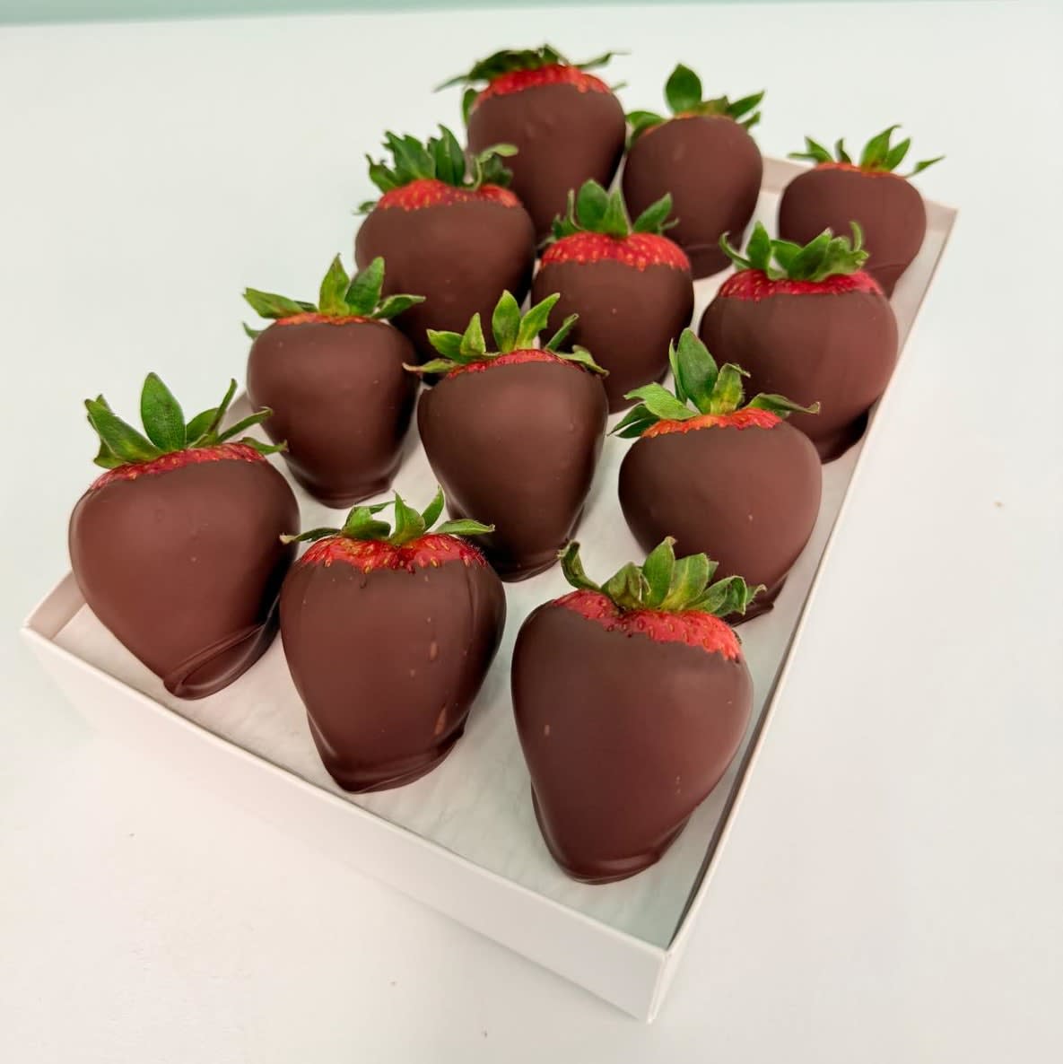 Chocolate Covered Strawberries Flower Bouquet