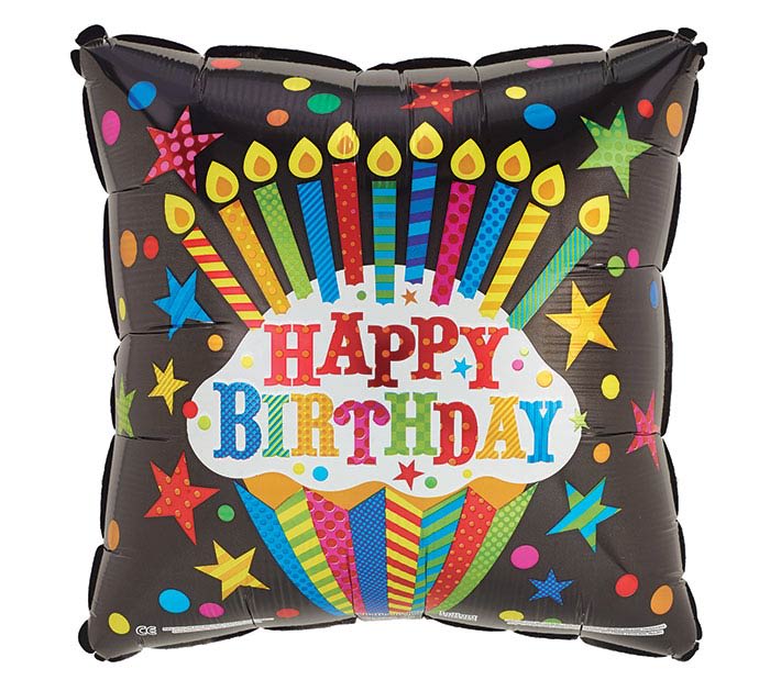 Birthday Cupcake Balloon Flower Bouquet