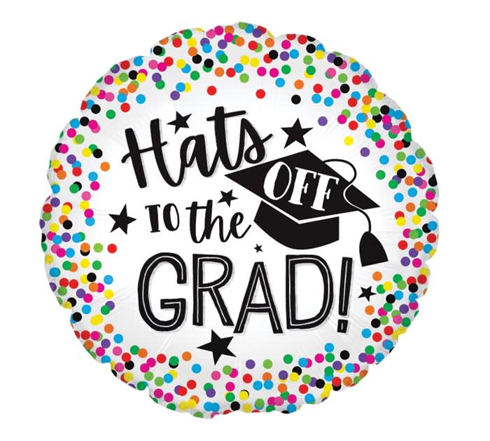 Congrats Grad Balloon Flower Bouquet