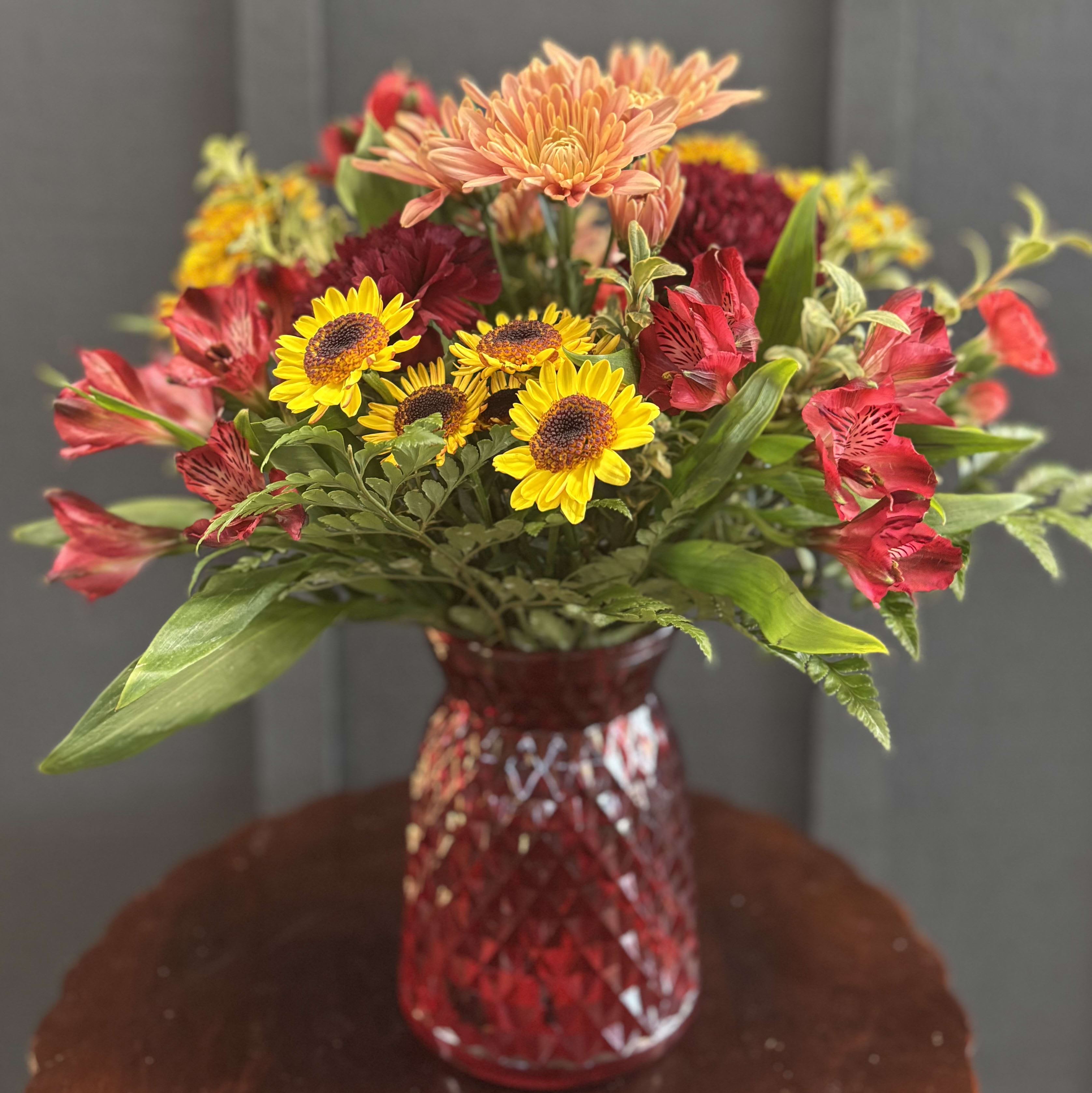 Fiery Fields - Daily Special Flower Bouquet