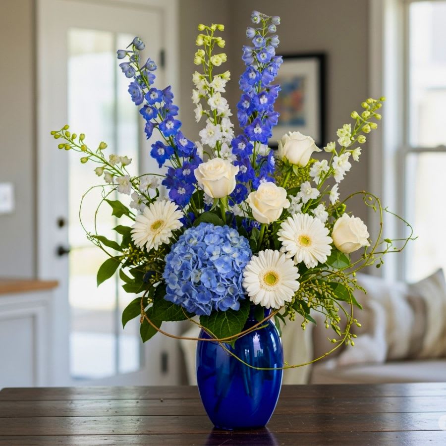 The Blue Flower Bouquet