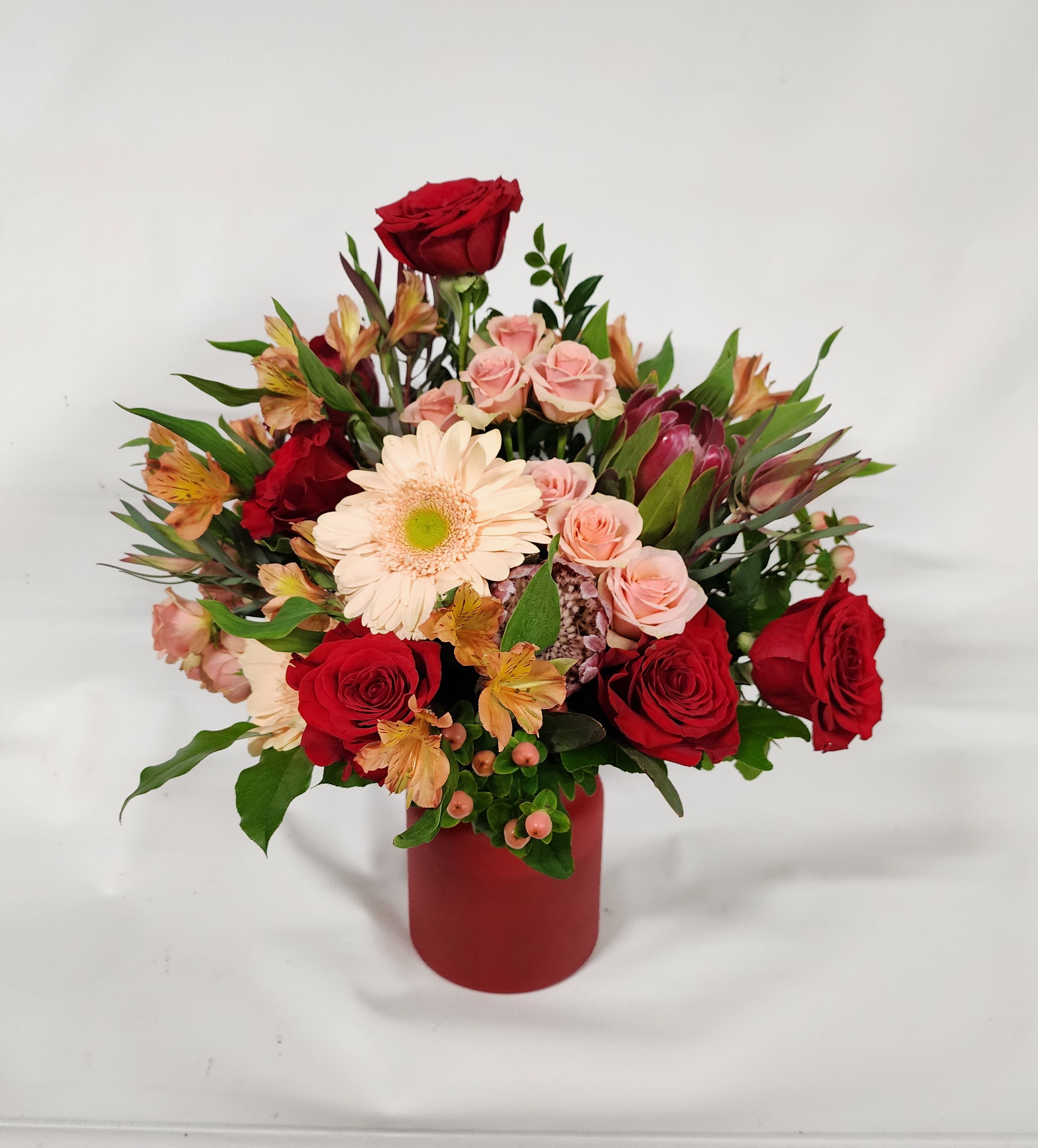 Crimson Blush Flower Bouquet