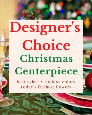 Christmas Designer's Choice Centerpiece