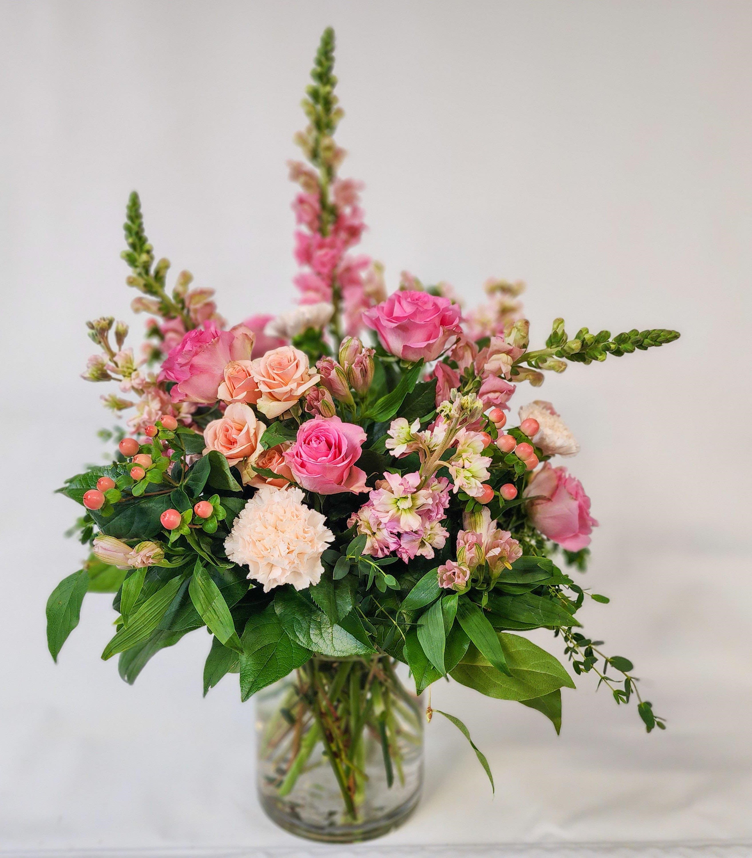 Pink Cashmere Flower Bouquet
