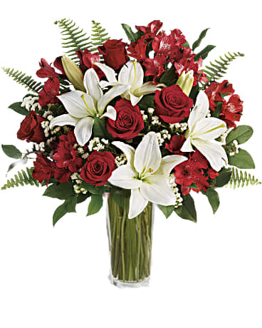 Roses & Lilies Flower Bouquet