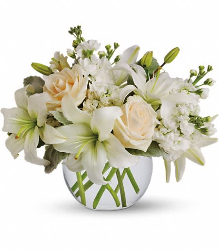 Isle of White Flower Bouquet