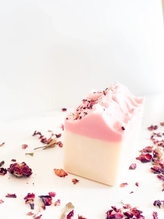 Pink Roses Soap Bar