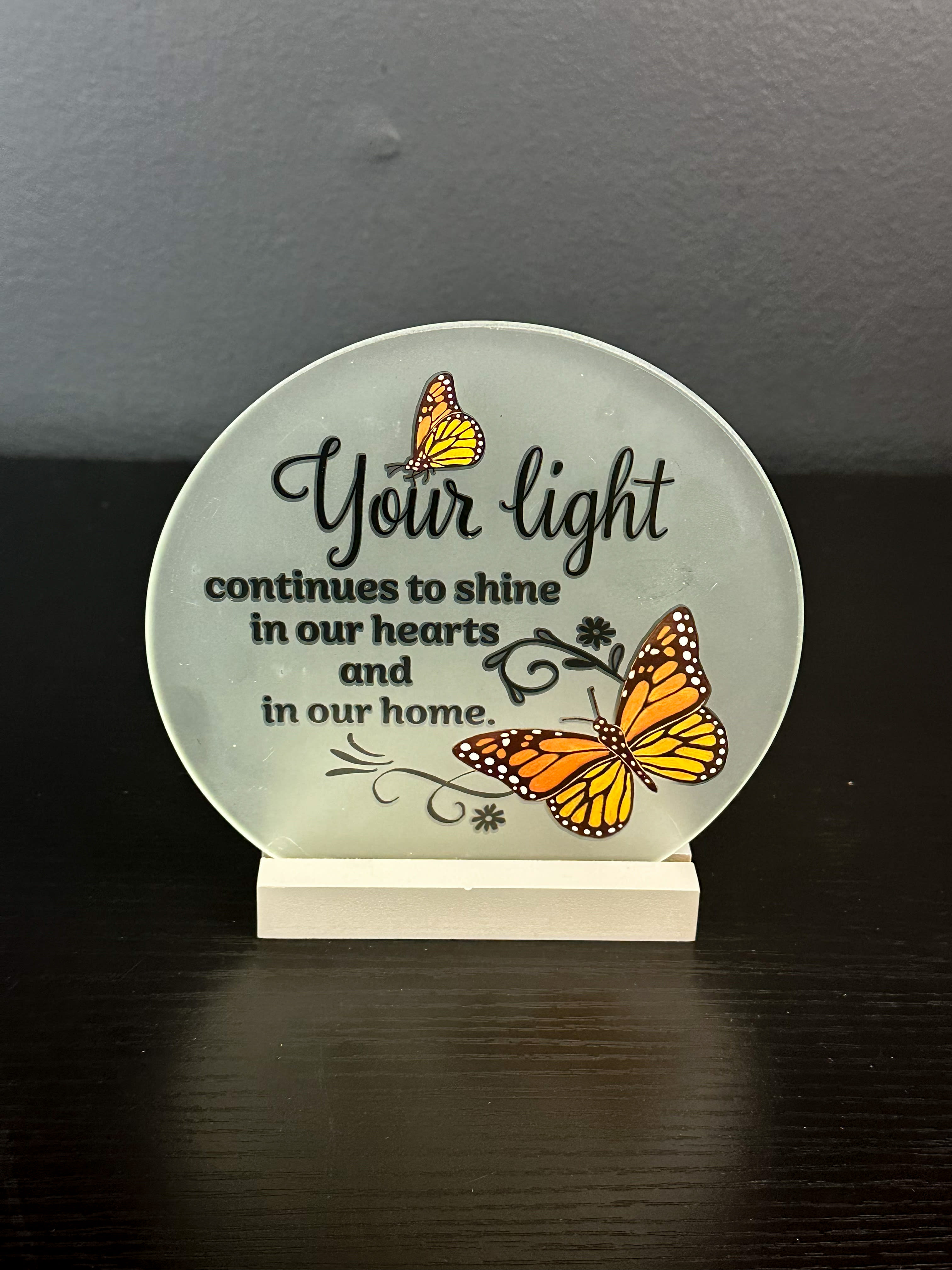 Light Up Butterfly Stand Flower Bouquet