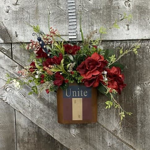 Let Us Unite Silk (Artificial) Wall Pocket