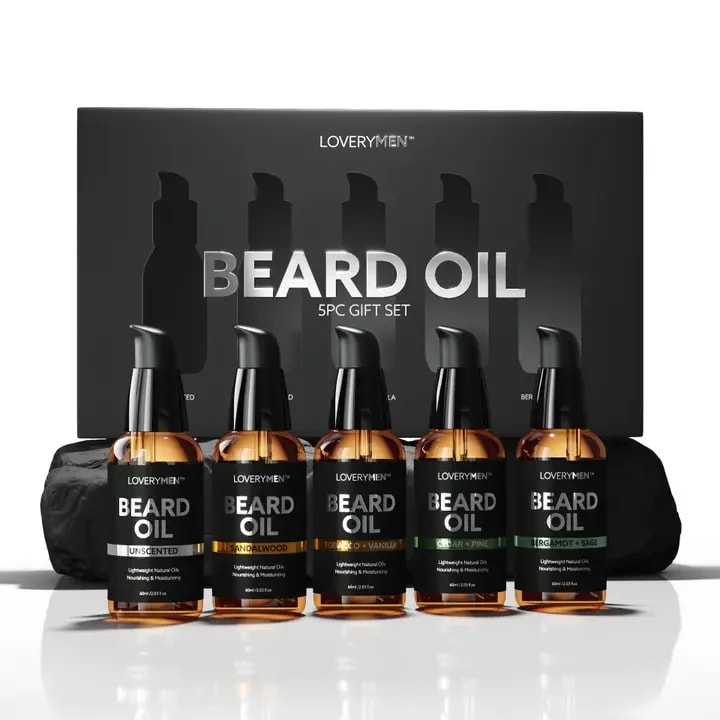 Loverymen 5 Pack Beard Oil