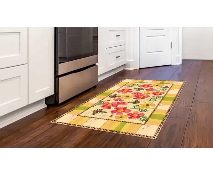 Happy Garden Floor Flair (3x5)