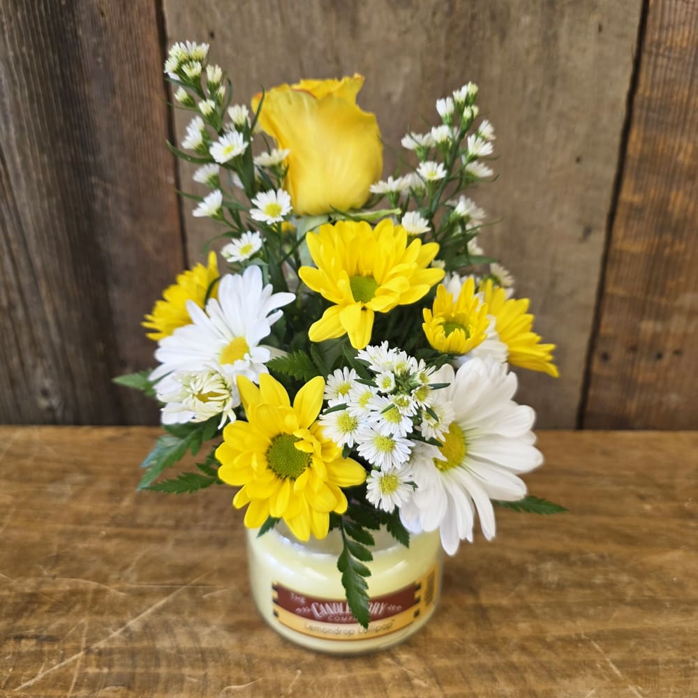 Lemondrop Lollipop 10oz. Candle11 Flower Bouquet