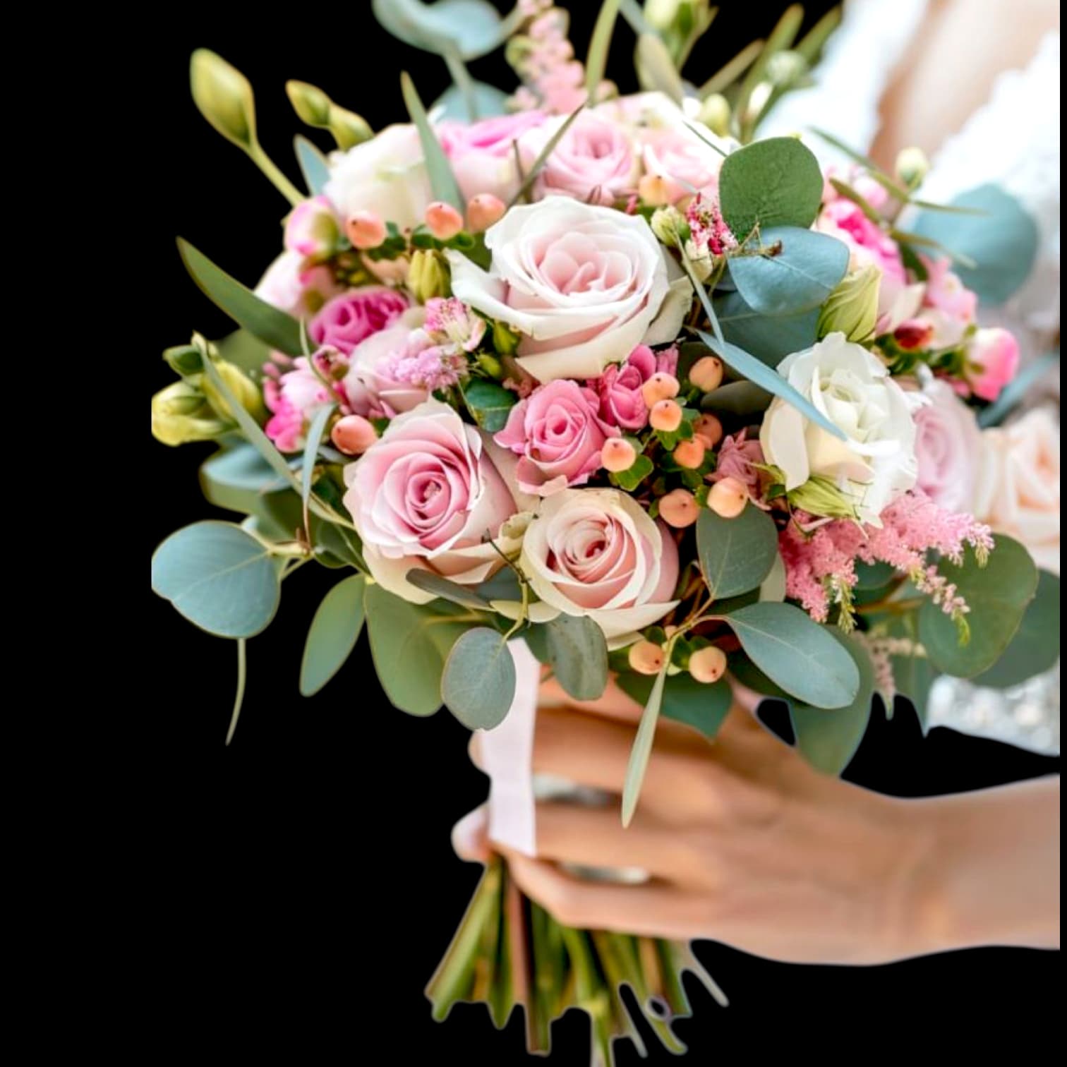 MIX PINKS BRIDAL Flower Bouquet