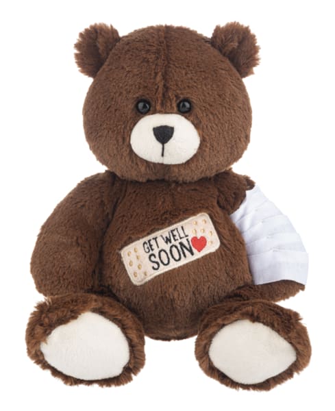 Get Well Cuddly Bear with Cast
