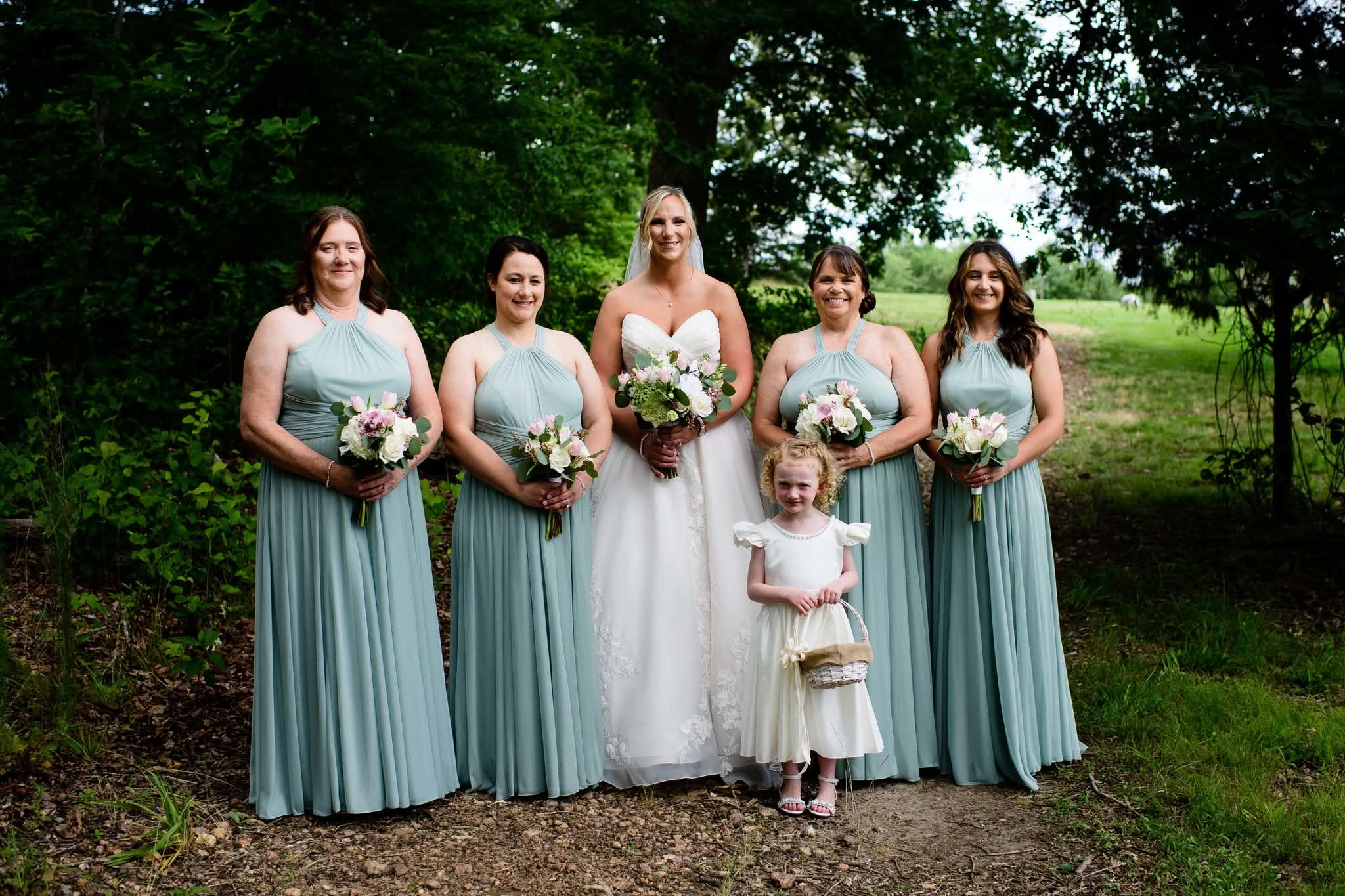 White and light pink with navy