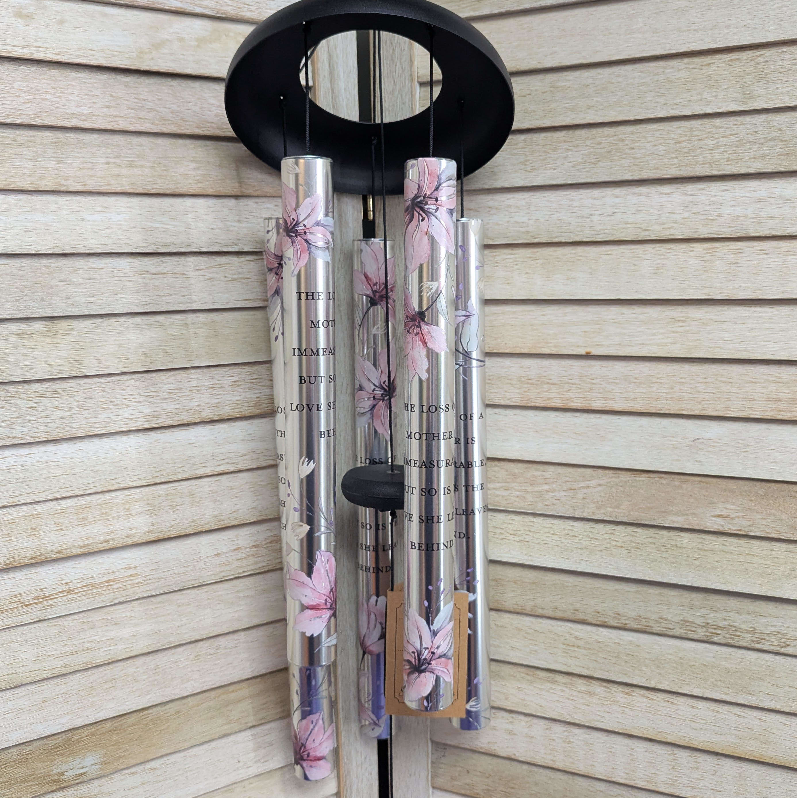 Painted Mother Wind Chime Flower Bouquet