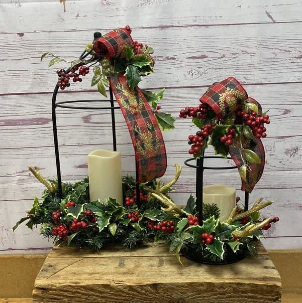 Holiday Hearth Silk (Artificial) Lanterns