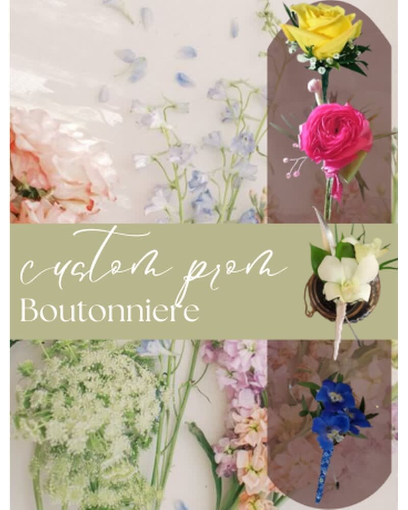 custom boutonniere Flower Bouquet
