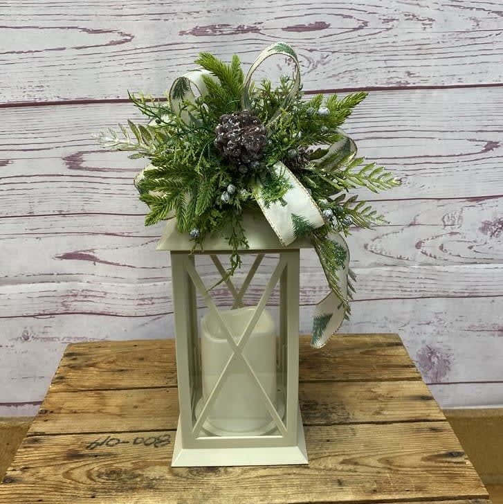 Natural Pine Silk (Artificial) Lantern Flower Bouquet