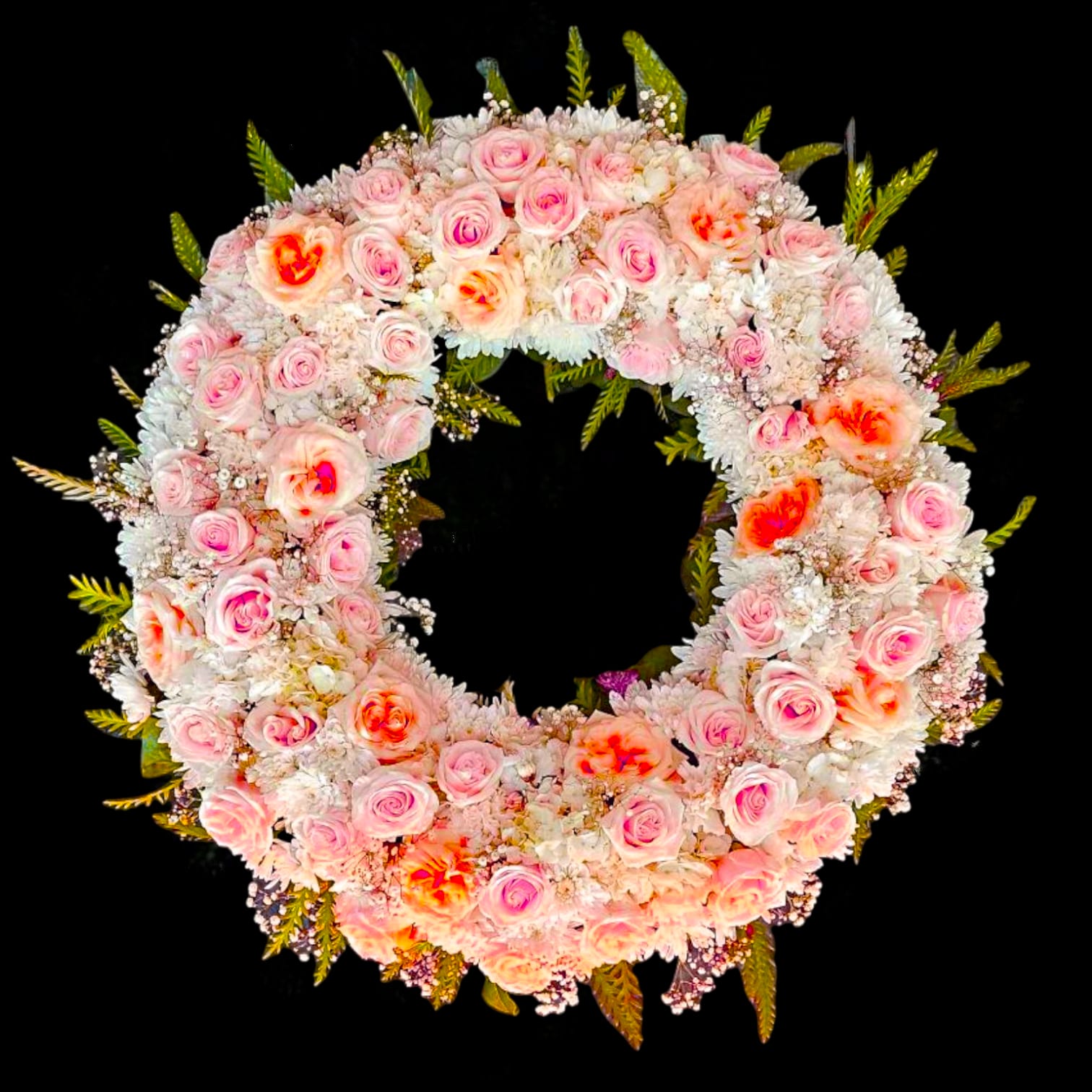 BLUSH PINKS WREATH