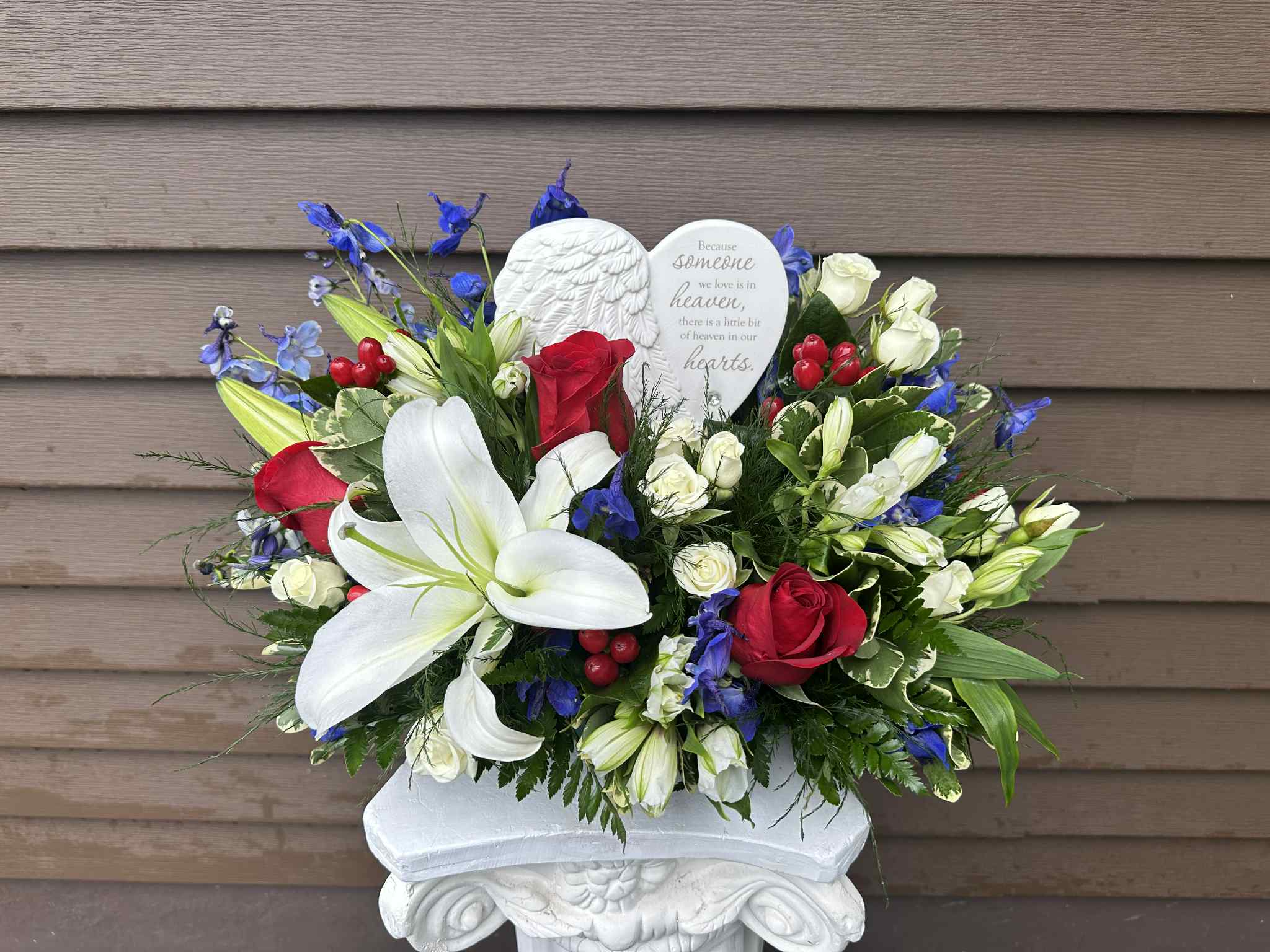 Patriotic Wings Flower Bouquet