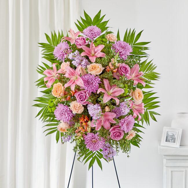 Love & Light Standing Spray by FTD